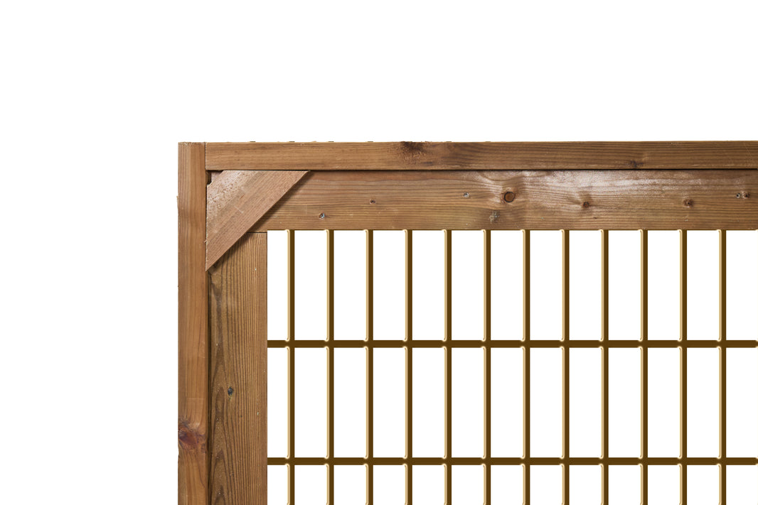 Hog Wire Gates - Rigid Wild Hog Wire Gate - Welded Gauge 6 Hog Panels w/Hinges & Hardware - BARRIERBOSS™ USA