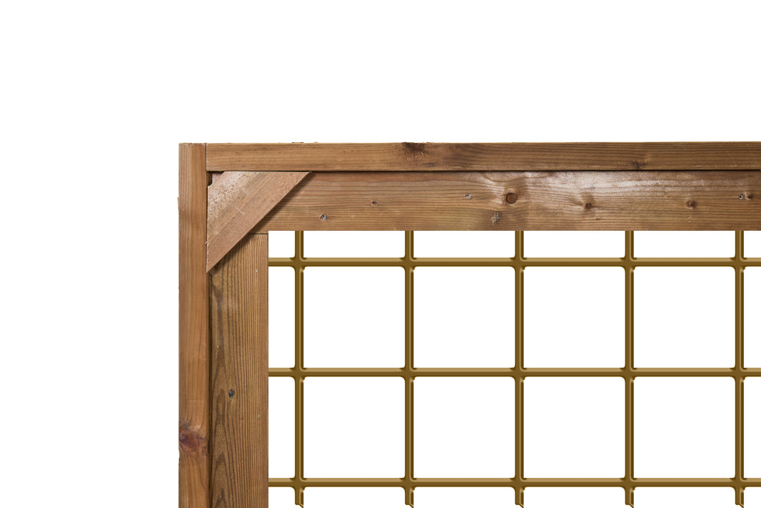 Hog Wire Gates - Rigid Wild Hog Wire Gate - Welded Gauge 6 Hog Panels w/Hinges & Hardware - BARRIERBOSS™ USA