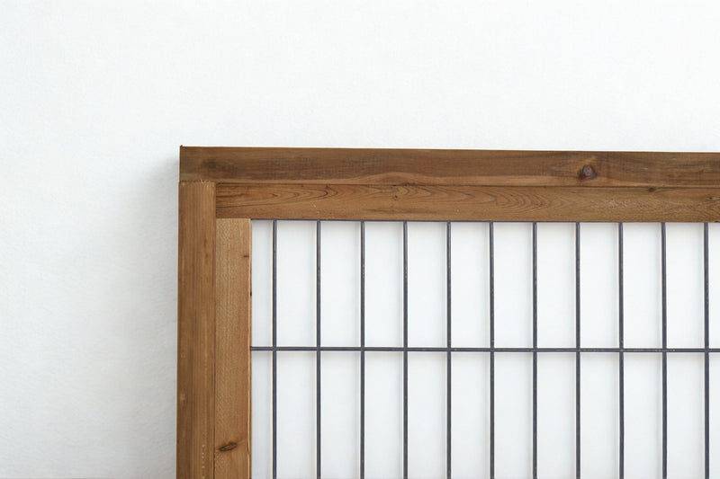 Load image into Gallery viewer, Grey hog wire fence panel, 6-gauge welded and galvanized
