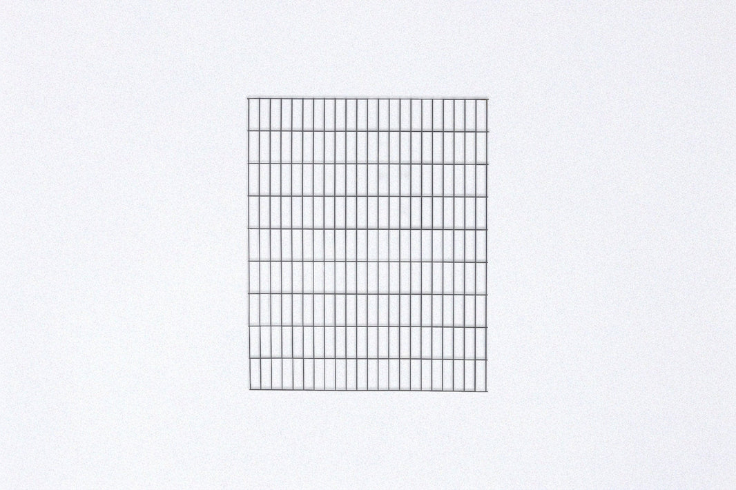 Grey hog wire fence panel, 6-gauge welded and galvanized