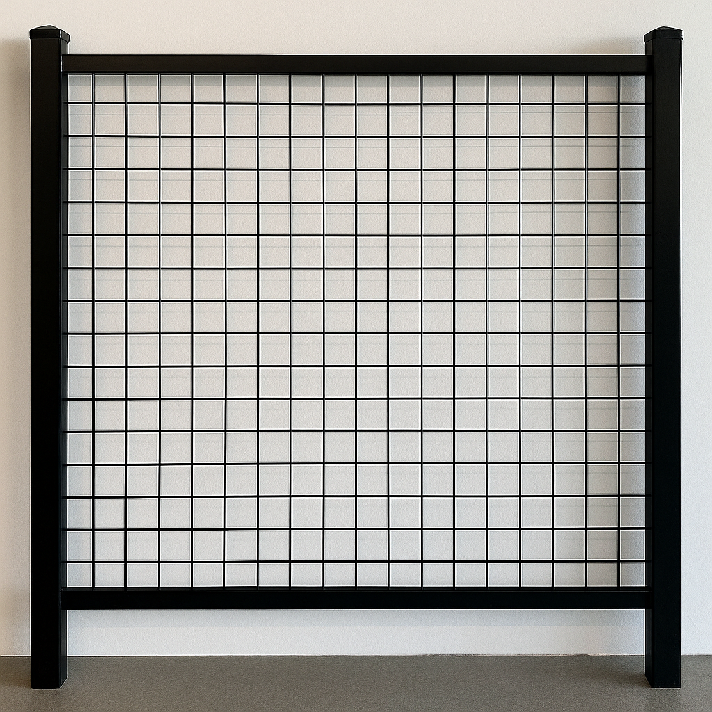 FireSmart® Rigid Hog Wire Fence Panel System with Metal Fence Posts - The Big Horn - BARRIERBOSS™ USA