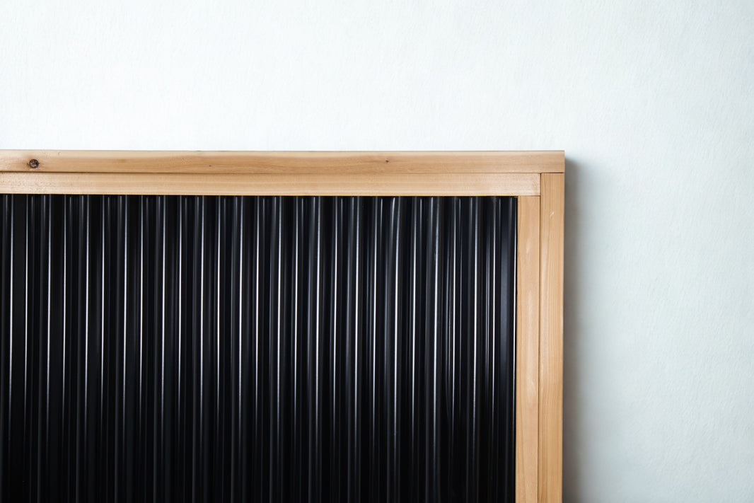 Corrugated Metal Fence Panels (Premade) - The Redwood - BarrierBoss™