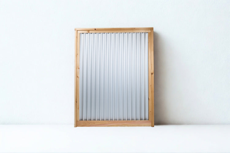 Corrugated Metal Fence Panels (Premade) - The Redwood - BarrierBoss™