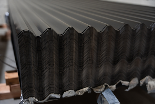 Corrugated Metal Fence Sheets (Custom Lengths) - The Canadian - BarrierBoss™