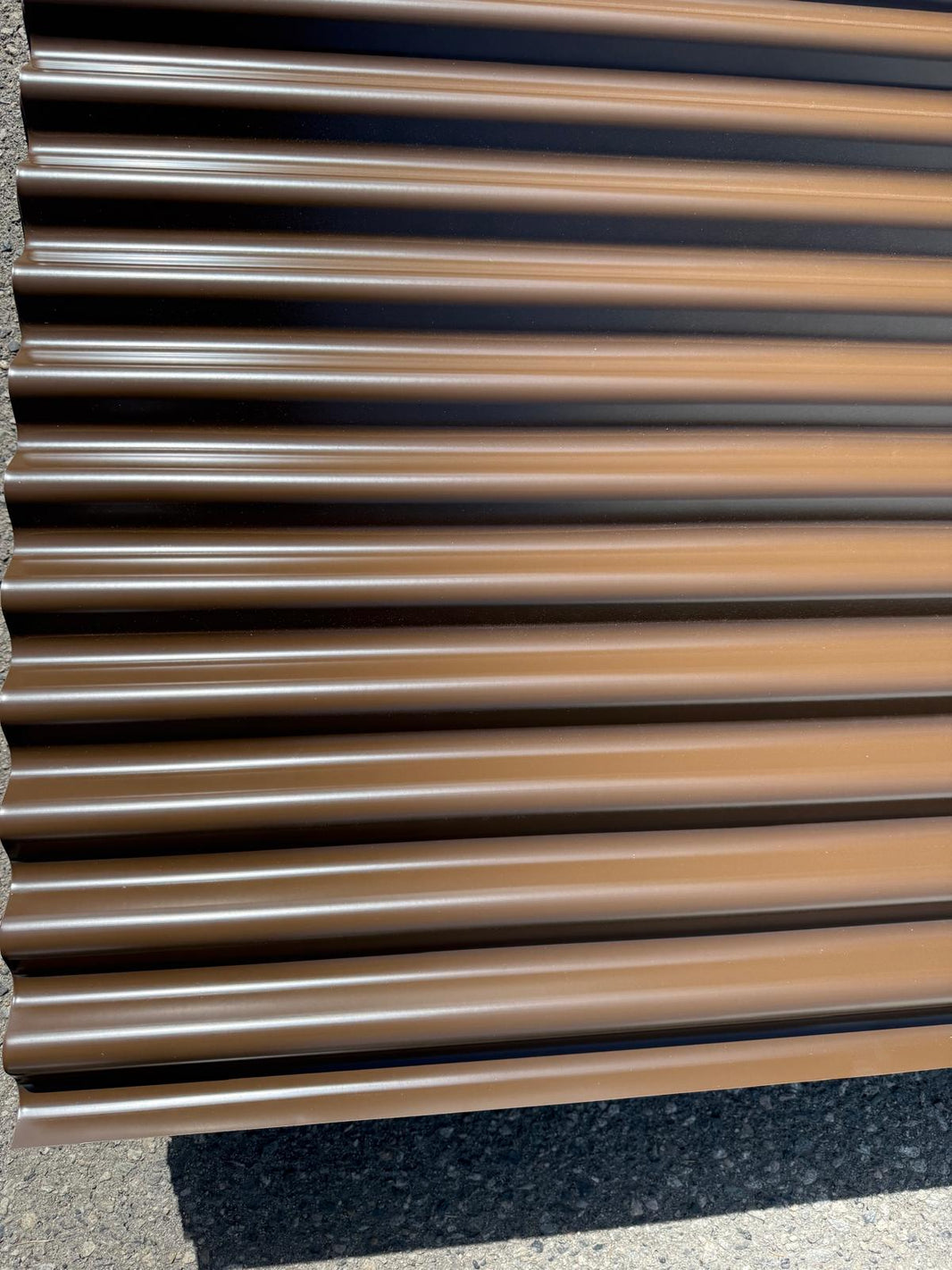 Corrugated Metal Fence Sheets (Custom Lengths) - The Canadian - BarrierBoss™
