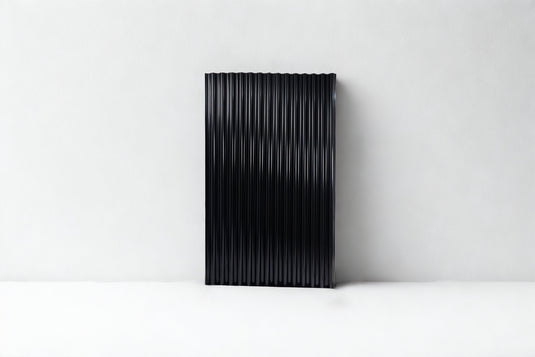 Corrugated Metal Fence Sheets - NoFade, NoRust, DualSided (Unframed) - The Canadian - BarrierBoss™