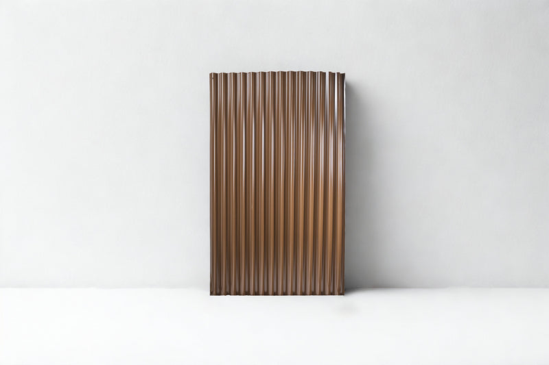 Load image into Gallery viewer, Corrugated Metal Fence Sheets - NoFade, NoRust, DualSided (Unframed) - The Canadian - BarrierBoss™
