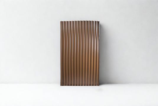 Corrugated Metal Fence Sheets - NoFade, NoRust, DualSided (Unframed) - The Canadian - BarrierBoss™