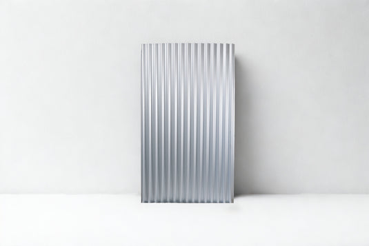 Corrugated Metal Fence Sheets - NoFade, NoRust, DualSided (Unframed) - The Canadian - BarrierBoss™