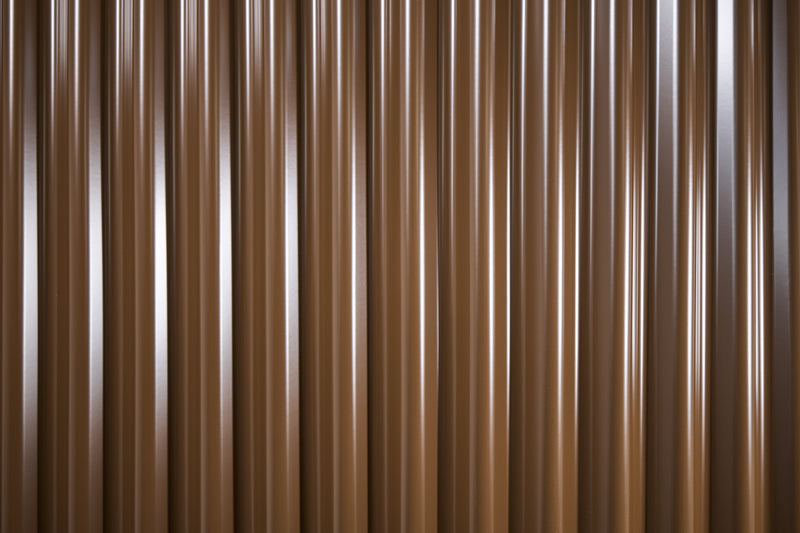 Load image into Gallery viewer, Corrugated Metal Fence Sheets - NoFade, NoRust, DualSided (Unframed) - The Canadian - BarrierBoss™
