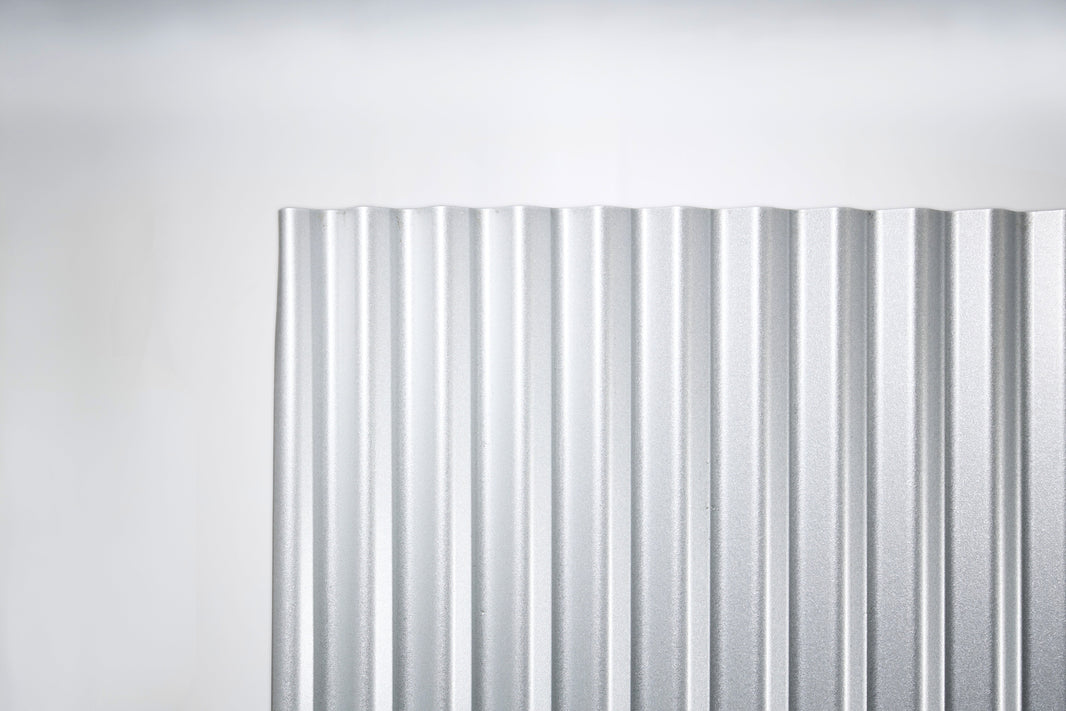 Corrugated Metal Fence Sheets - NoFade, NoRust, DualSided (Unframed) - The Canadian - BarrierBoss™