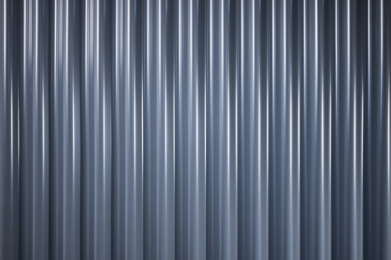 Load image into Gallery viewer, Corrugated Metal Fence Sheets - NoFade, NoRust, DualSided (Unframed) - The Canadian - BarrierBoss™
