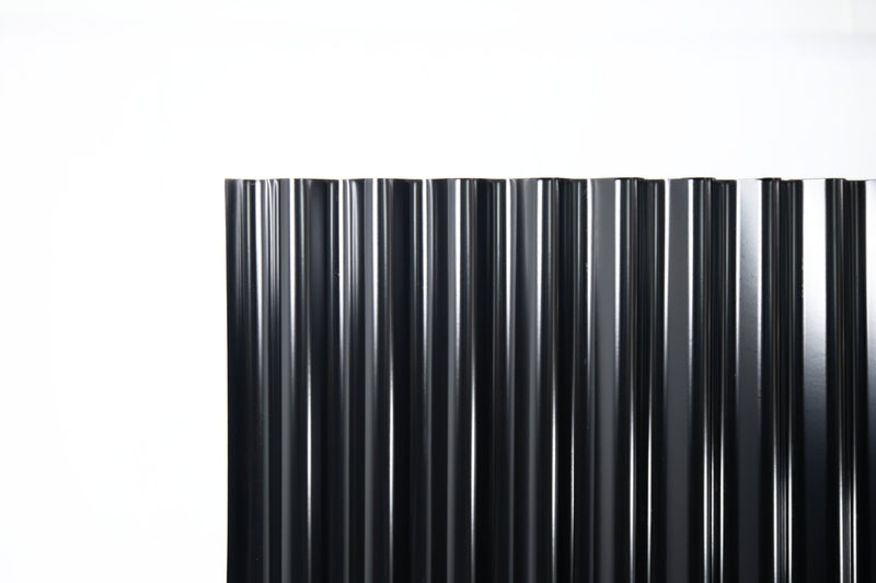 Load image into Gallery viewer, Corrugated Metal Fence Sheets - NoFade, NoRust, DualSided (Unframed) - The Canadian - BarrierBoss™
