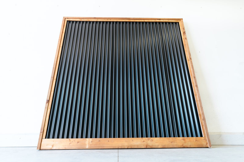 Load image into Gallery viewer, Corrugated Metal Privacy Fence Panel (Premade) - The Coastal - BarrierBoss™
