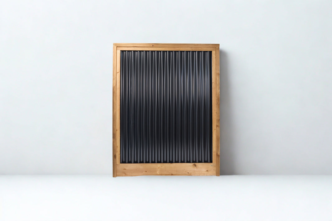 Corrugated Metal Privacy Fence Panel (Premade) - The Coastal - BarrierBoss™