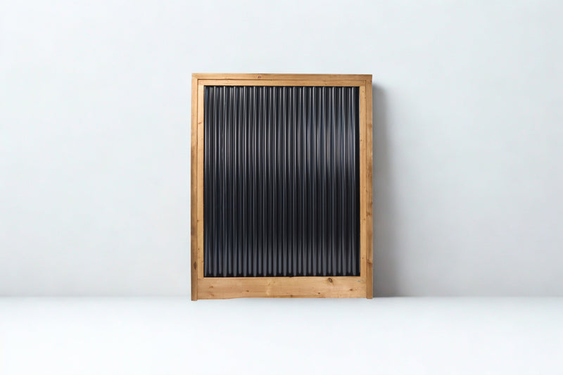 Load image into Gallery viewer, Corrugated Metal Privacy Fence Panel (Premade) - The Coastal - BarrierBoss™
