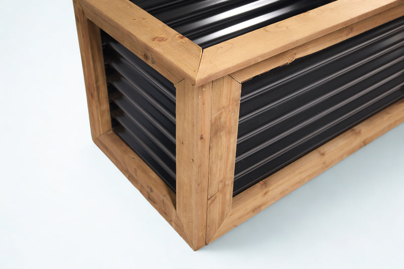 Load image into Gallery viewer, Corrugated Metal Planter Boxes - BARRIERBOSS™ USA
