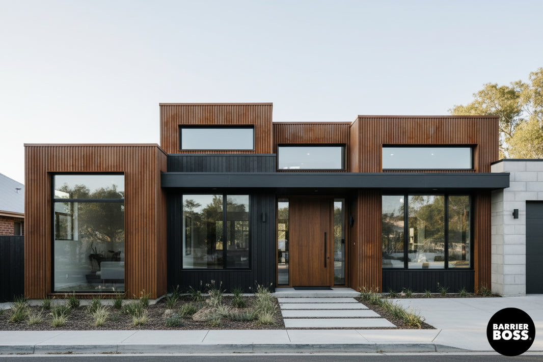 Corrugated Metal Siding Panels - The Trailhead - BARRIERBOSS™ USA