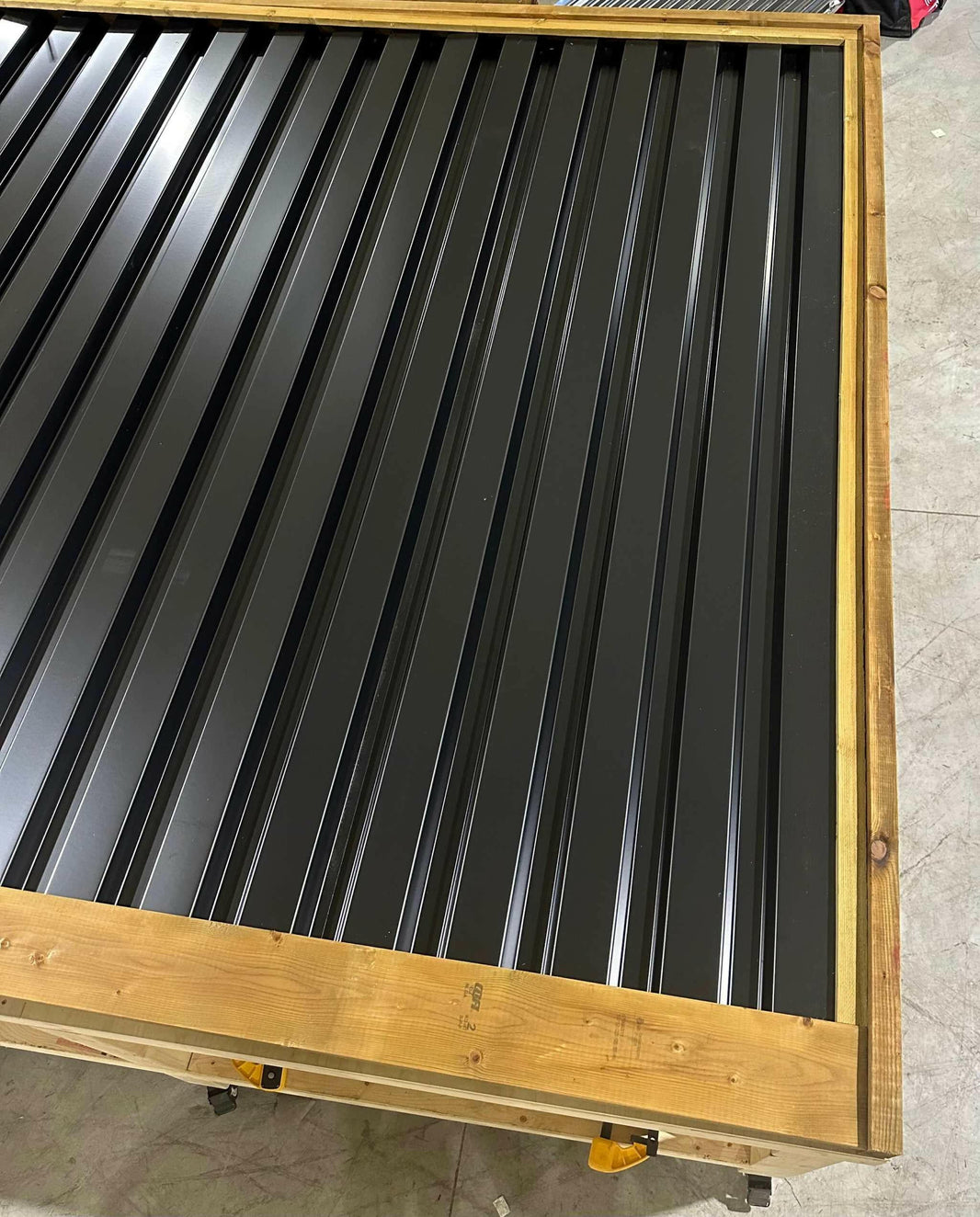 Deep Groove Metal Fence Panels (Premade) - The Okanagan - BarrierBoss™