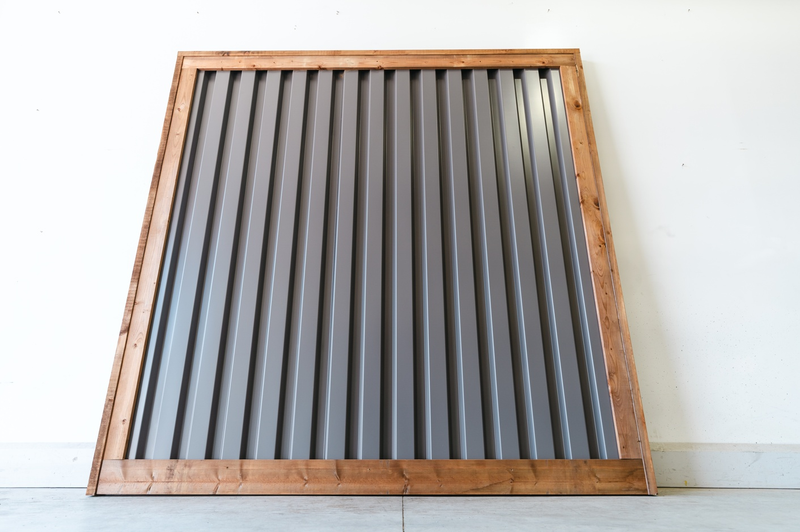 Load image into Gallery viewer, Deep Groove Metal Fence Panels (Premade) - The Okanagan - BarrierBoss™
