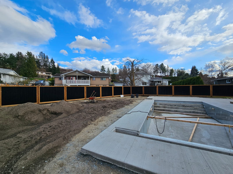 Load image into Gallery viewer, Deep Groove Metal Fence Panels (Premade) - The Okanagan - BarrierBoss™
