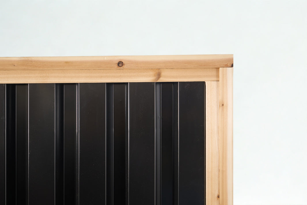 Deep Groove Metal Fence Panels (Premade) - The Revelstoke - BarrierBoss™