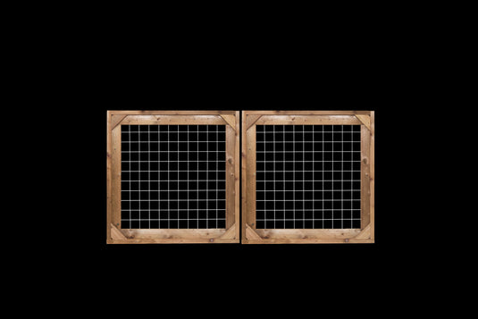 Hog Wire Gates - Rigid Wild Hog Wire Gate - Welded Gauge 6 Hog Panels w/Hinges & Hardware - BARRIERBOSS™ USA