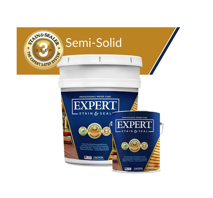 EXPERT Stain & Seal | Semi-Solid Wood Stain & Sealer - BarrierBoss™