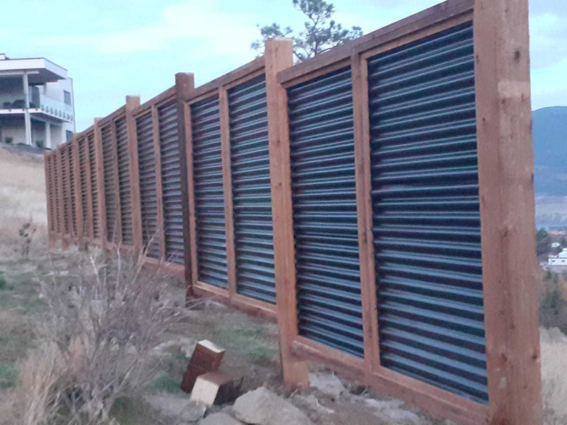 Load image into Gallery viewer, Fort Knox corrugated metal panel fence
