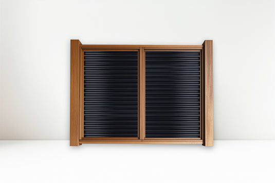 The Wood and Metal Fence Panel - High Wind, No Twisting, No Cupping, No Warping - The Fort Knox - BARRIERBOSS™ USA