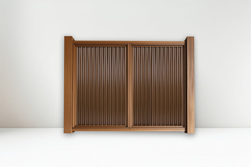 Load image into Gallery viewer, The Wood and Metal Fence Panel - High Wind, No Twisting, No Cupping, No Warping - The Fort Knox - BARRIERBOSS™ USA
