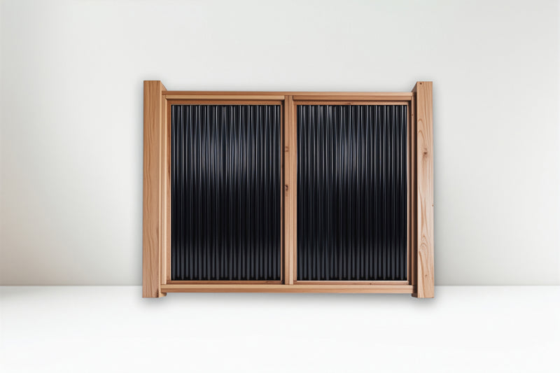 Load image into Gallery viewer, The Wood and Metal Fence Panel - High Wind, No Twisting, No Cupping, No Warping - The Fort Knox - BARRIERBOSS™ USA
