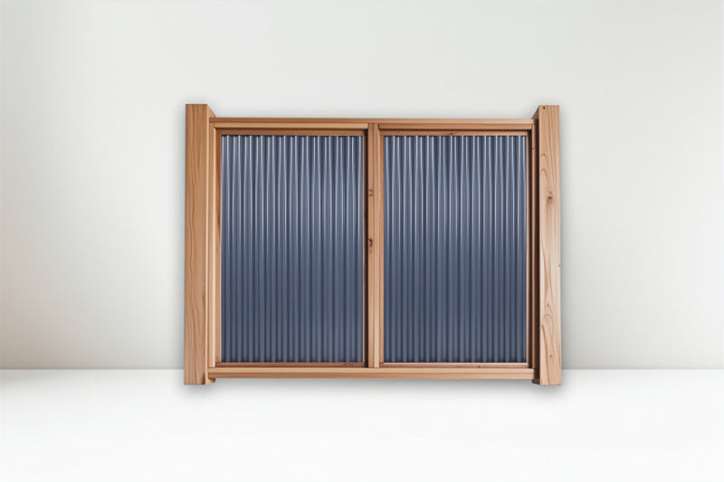 Load image into Gallery viewer, The Wood and Metal Fence Panel - High Wind, No Twisting, No Cupping, No Warping - The Fort Knox - BARRIERBOSS™ USA
