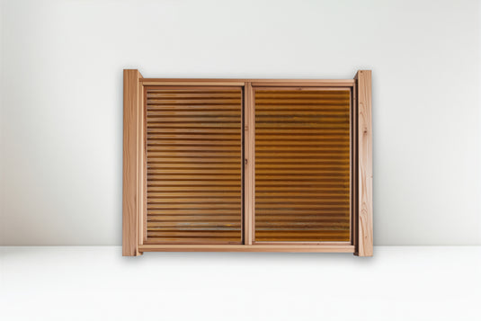 The Wood and Metal Fence Panel - High Wind, No Twisting, No Cupping, No Warping - The Fort Knox - BARRIERBOSS™ USA