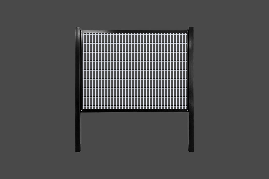 FireSmart® Rigid Hog Wire Fence Panel System with Metal Fence Posts - The Big Horn - BARRIERBOSS™ USA