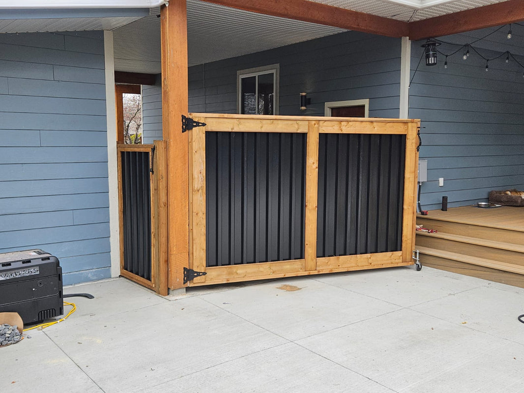 Gates for Ribbed/Deep Groove Metal Fence - BarrierBoss™