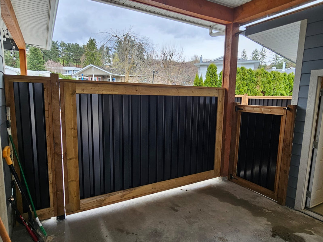 Gates for Ribbed/Deep Groove Metal Fence - BarrierBoss™