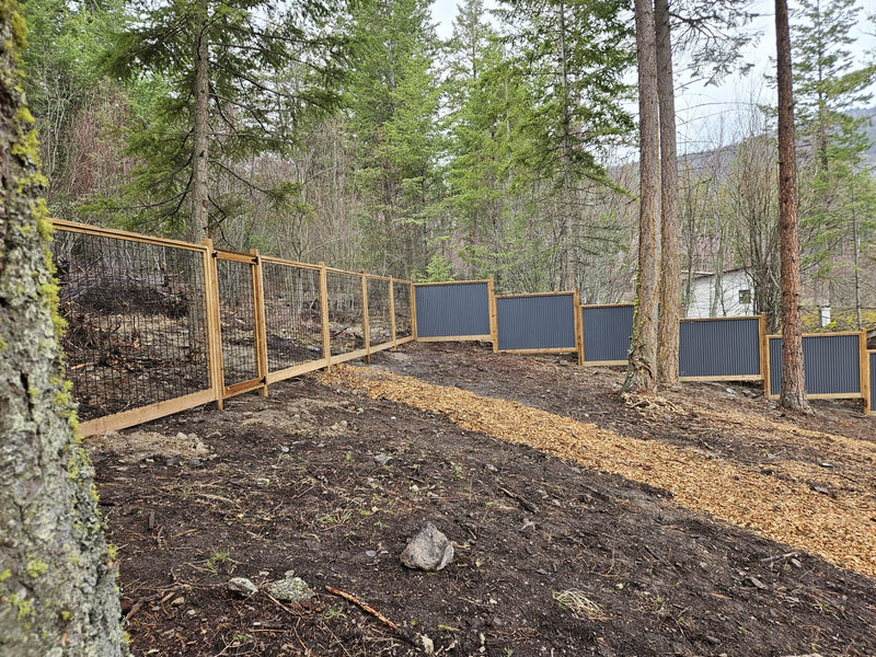 Load image into Gallery viewer, Black Hog Wire Fence Panels - Hog Panels (Premade or Unframed) - The Tough Panel
