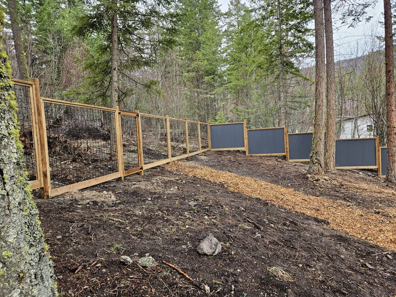 Load image into Gallery viewer, Black Hog Wire Fence Panels - Hog Panels (Premade or Unframed) - The Tough Panel

