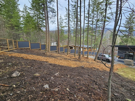 Black Hog Wire Fence Panels - Hog Panels (Premade or Unframed) - The Tough Panel