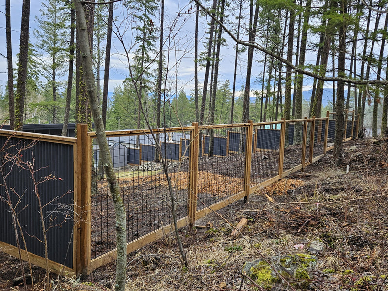 Load image into Gallery viewer, Black Hog Wire Fence Panels - Hog Panels (Premade or Unframed) - The Tough Panel
