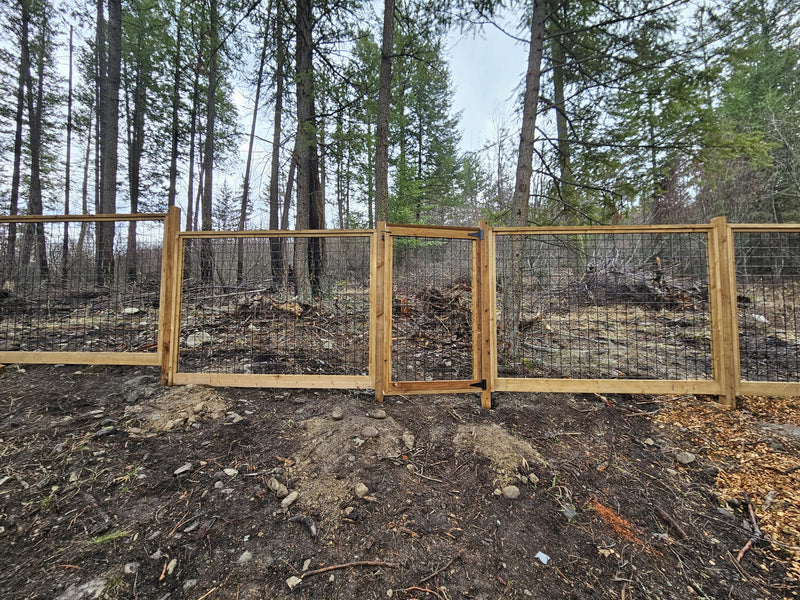 Load image into Gallery viewer, Black Hog Wire Fence Panels - Hog Panels (Premade or Unframed) - The Tough Panel
