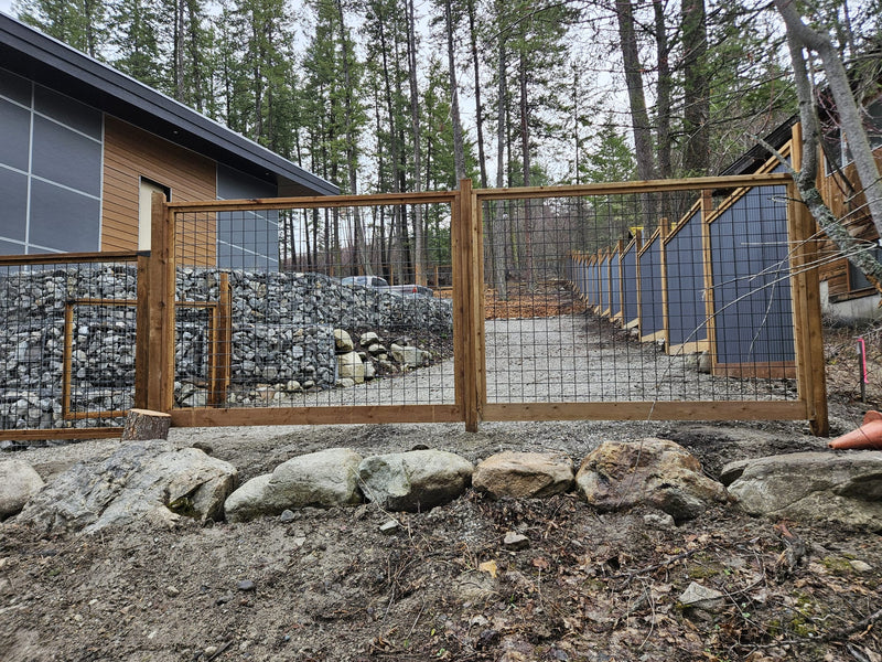 Load image into Gallery viewer, Black Hog Wire Fence Panels - Hog Panels (Premade or Unframed) - The Tough Panel
