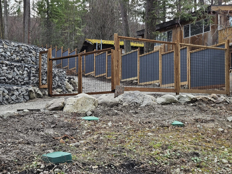 Load image into Gallery viewer, Black Hog Wire Fence Panels - Hog Panels (Premade or Unframed) - The Tough Panel
