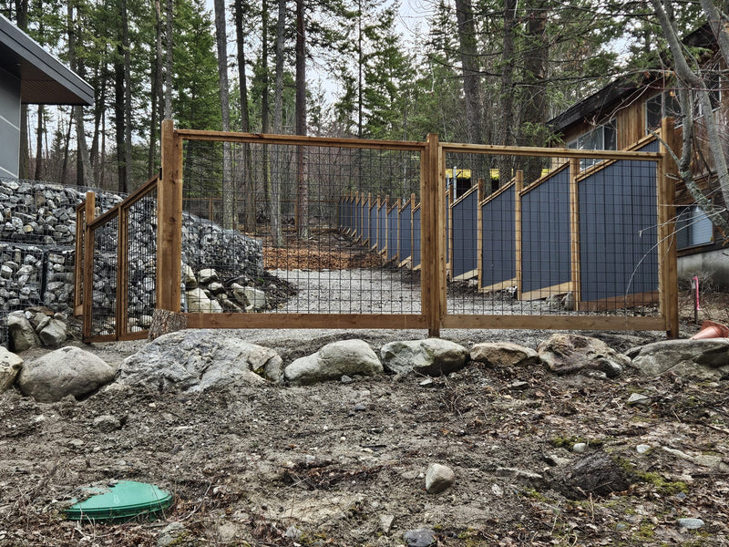 Load image into Gallery viewer, Black Hog Wire Fence Panels - Hog Panels (Premade or Unframed) - The Tough Panel
