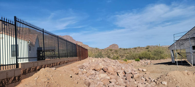 Load image into Gallery viewer, The Wood and Metal Fence Panel - High Wind, No Twisting, No Cupping, No Warping - The Fort Knox
