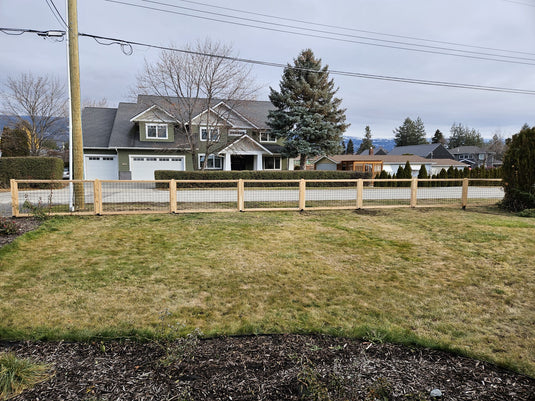 Black Hog Wire Fence Panels - Hog Panels (Premade or Unframed) - The Tough Panel