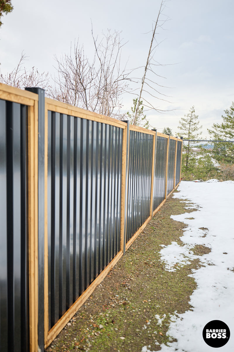 Load image into Gallery viewer, Universal Metal Fence Posts for Wood and Steel Fences - BARRIERBOSS™ USA
