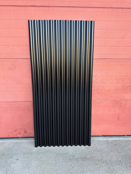"The Black Rock" - Corrugated Metal Siding Panels with DualCoat™ - Loose Metal