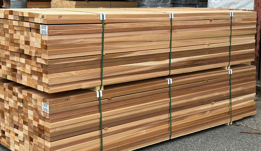 Kiln Dried Western Red Cedar Wood for Fencing (Knotty or Clear) - BarrierBoss™